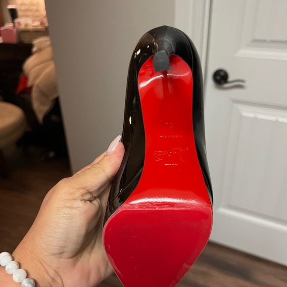 Christian Louboutin Pigalle Plato 120 mm Size 38. Sole protection added. - Picture 8 of 8